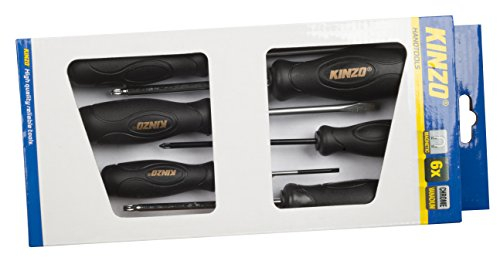 KINZO 54155 - Juego de destornilladores