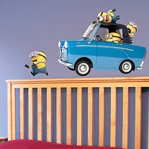 North Star wallmin01 Minion Wand Dekoration Die Auto, Mehrfarbig