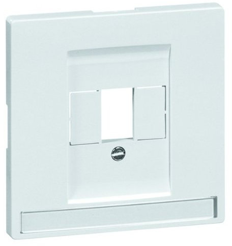peha 00815511 Dialogue Centre plate for TAE/UAE/TAE Socket Pure White