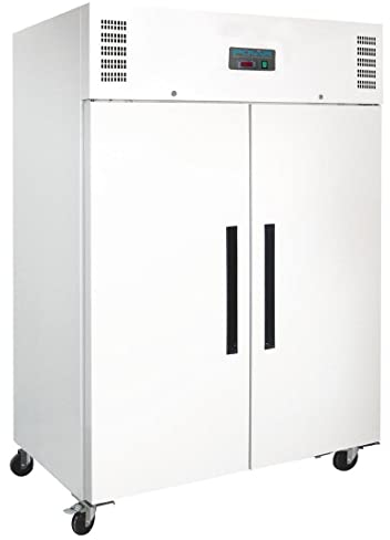 Polar CC663 C-Series Double Door Fridge, White, R290, 6 Shelves, 1200L Capacity, 600W, 2000mm X 1340mm X 815mm