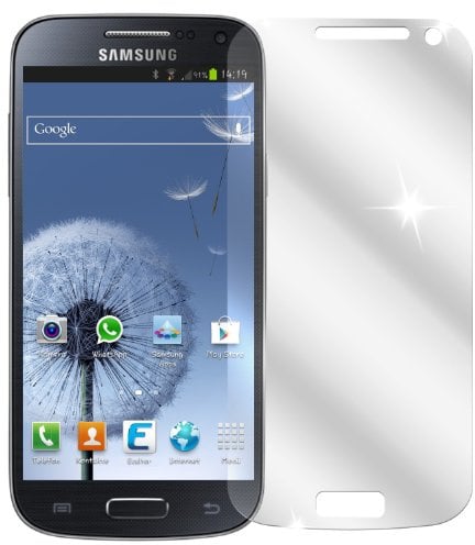 Ecultor I 6X Schutzfolie klar passend für Samsung Galaxy S4 Mini Folie Displayschutzfolie
