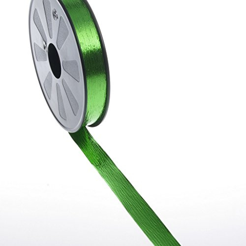 Deko AS GmbH Metallic-Band grün, 19 mm Breite-91 m Länge, 91