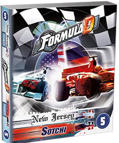 Asmodee Formula D Expansion 5 New Jersey and Sotchi