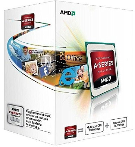 AMD AMD A4 – 4000 – Processeur (AMD A4, 3 gHz, Socket fM2, DDR3-SDRAM, 1333 MHz, AMD Radeon HD 7480d)