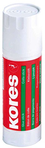 Kores 40 g, auswaschbar, ungiftig, Klebestift, 6 Stück
