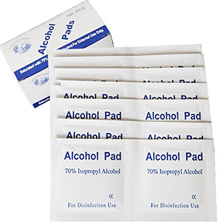 Générique Lingette Prep stérile à l'alcool Pad multi-usages Super Chiffon Doux 100 pièces