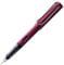 Lamy AL-star black purple Füller – Füllhalter mit ergonomischem Griff & polierter Stahlfeder in Strichbreite EF – leichtes Aluminiumgehäuse – inkl. Tintenpatrone T 10 blau – Rechtshänder