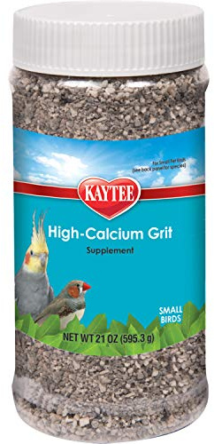 Kaytee Hi-Calcium Grit for Small Birds - Jar 21 oz