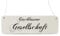 Interluxe Shaby Vintage Türschild GESCHLOSSENE GESELLSCHAFT Restaurant Gaststätte Hotel