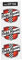 Ecoshirt Aufkleber Cafe Racer Ref: Dp188 Aufkleber Decals Autocollants Adesivi Moto Decals, 5 cm