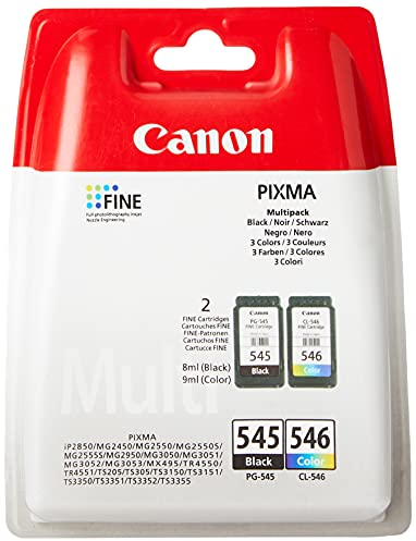 Canon 8287B005 - PG-545 CL-546 Value Pack BLISTERED W/O Security