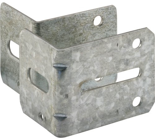 Prime-Line GD 52220 1 Ea. #1 and #3 Heavy Zinc Plated Garage Door Track Brackets with Fasteners (2 Pack)