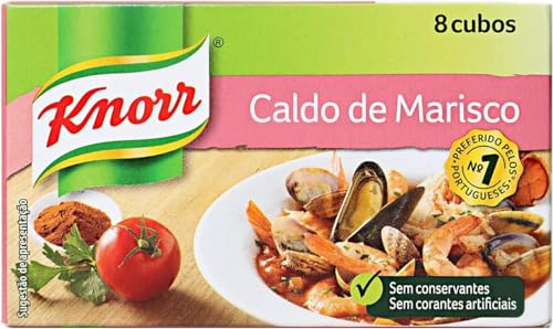 Knorr Confezione da 8 Cubi di Brodo di Frutti di Mare