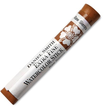 DANIEL SMITH Extra Fine Watercolor Paint, 12ml Stick, Raw Sienna, 284670024