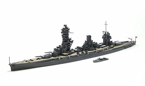 Aoshima 1/700 Water Line No.125 Japanese Battleship Fuso 1944 Model Kit - Realistic, Adult, Non-Foldable, Japan Import