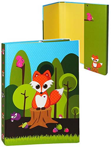 alles-meine.de GmbH Ordner/Sammelmappe - für A4 - Fuchs - für Hefte, Zeitschriften, Zeichnungen ... / Ringbuch - Kinder Jungen Mädchen/Tiere - Mappe Ordnungsmappe Hefter Heft..