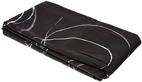 douceur d'interieur L'Harmonie Du Décor - 1721575, Tischdecke Rechteckige, 150 X 240 cm, Bully, Polyester Bedruckt Silber, Grau