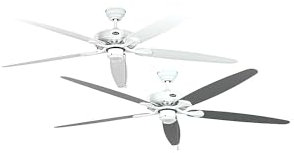 Unbekannt - Ventilador de Techo Classic Royal, 180 cm Acabado: Lacado Blanco Lacado con luz Blanca y gre