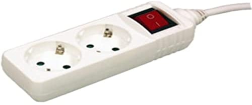 Electro DH M36192 Multiprise 2 prises avec interrupteur et câble de 1,5 m