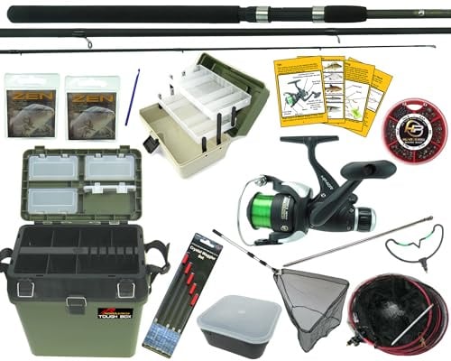 Hunter Pro Complete Coarse Fishing Kit: 10ft Carbon Rod & Seat Box
