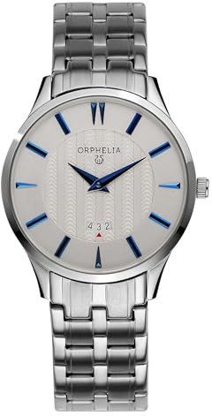 Orphelia Herren-Armbanduhr The Flatline Analog Quarz Edelstahl