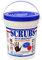 Seau de 72 lingettes nettoyantes mains SCRUBS