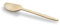 100 Grandes Cuillères Bois Clair - 16, 5 cm