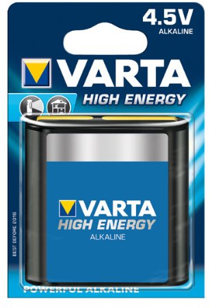 Batterie Varta High Energy 4,5V Flachbatterie 4912