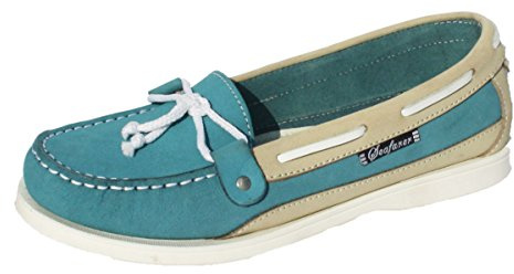 Seafarer Yachtsman Chaussures bateau en cuir nubuck Tailles 37 à 42, bleu, 39 EU