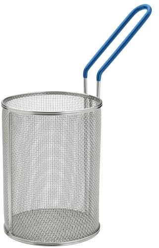 Winco 5 1/4 Stainless Steel Pasta Basket