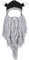 Kafeimali Herren Kopf Barbarian Vagabond Beanie Foldaway Beard hüte Viking Horns Sport neuheit strickmützen Bearded Helles Grau One Size