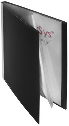 FolderSys porte-vues format a4 avec 10 pochettes, noir, 1 st. 25001–30, vE