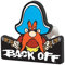 Plasticolor 002231R01 Yosemite Sam Back Off Kupplungsabdeckung, 3,2 cm