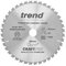 Trend Wood Cordless Mitre Saw Blade, 254mm Diameter, 30mm Bore, 40 Teeth, 2.1mm Kerf, -5° Hook, TCT, Medium Finish, CSB/CC25440T