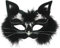 Bristol Novelty Transparent Cat Eye Mask on Headband, One Size, Holidays, Women