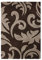 Lalee Moderner Kurzflorteppich mit Konturenschnitt, Braun, 160 x 230 cm