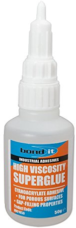 10 x 50g Super Glue Strong Bond High Viscosity Adhesive Plastic Rubber UPVC Wood Metal