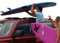 DORSAL Universal Soft Racks with Car Roof Pads Tie Down Straps Storage Bag for Surfboards Kayak Canoe Paddleboards 20 Black