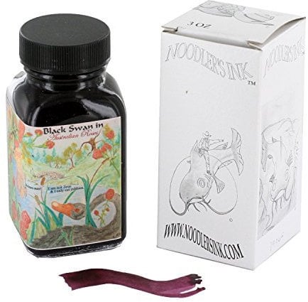 Noodler's Ink Fountain Pen Bottled Ink, 3oz, Black Swan Australian Rose by Noodler's Ink