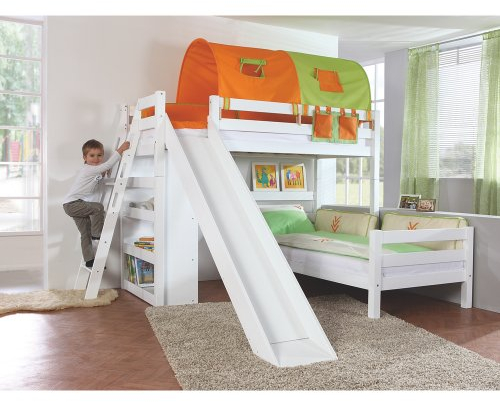 Relita Bett, grün/orange