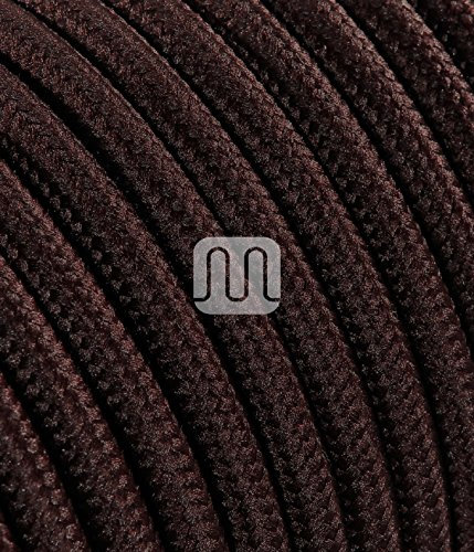 merlotti 20309 Cable eléctrico Redondo h03vv-f 2 x 0.75, marrón, 3 m