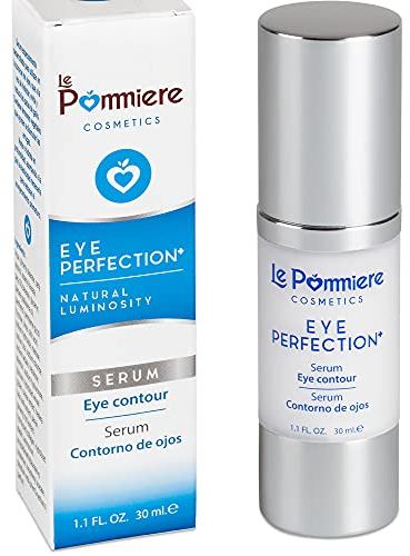 Le Pommiere Augen-Kontur Serum 30ml Augenpflege mit Hyaluronsäure und Kollagen. Spendet der Augenkontur Feuchtigkeit und reduziert Krähenfüße