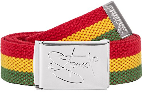 2Stoned Hosengürtel Stoffgürtel Unisex, Chromschnalle Classic, 3 cm breit für Damen und Herren