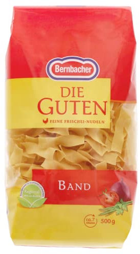 Bernbacher Die Guten feine Frischei-Nudeln Band, 500g