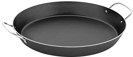 TRAMONTINA Paella Pan 15.0 inches (38 cm), Napoli, Aluminum, Teflon Coated
