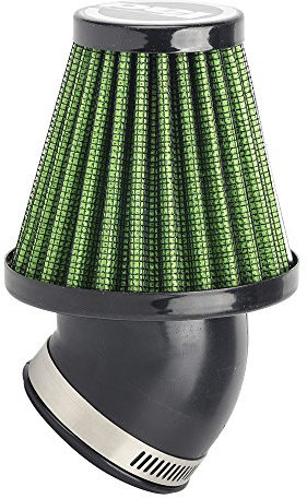 OxoxO 48 mm Filtro di immissione dell’aria per moto, universale,forma conica curva di 45 gradi, Utilizzato per Motocross Pocket Bike