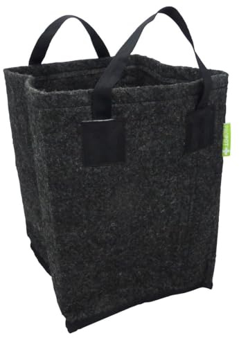 GARDEN HIGH PRO PROPOT Lot de 10 Pots en Tissu Horticole 15 litres – Aération Racinaire Optimale