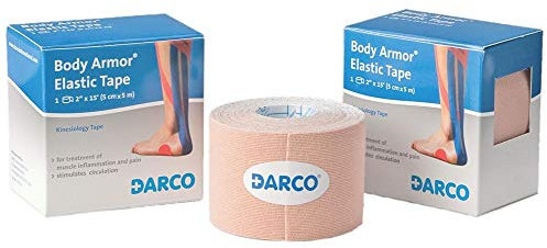 MECRON Elastic Tape, 5 m x 5 cm, blau