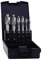 EXACT 5861 Flachsenker Set für Kernloch, M3/M4/M5/M6/M8/M10/M12, HSS, DIN373