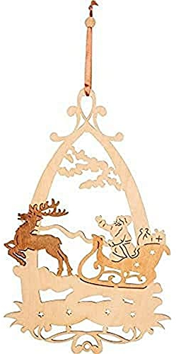 small Foot Company 6681 Weihnachtsdeko Fensterbilder Winterzeit, 4er Set